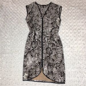 BCBG Maxazria Snakeskin Dress